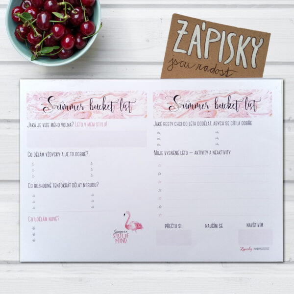 Letní plány - summer bucket list (pdf k tisku) - Image 2